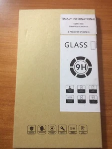 Iphone X Tempered Glass Film Screen Protector 2 Pack...BRAND NEW - Picture 1 of 2