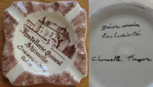 Stainville, Maas, Frankreich 70er Jahre Werbehotel Aschenbecher, handbemalt - Bild 1 von 1