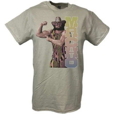 Camiseta Macho Man Randy Savage Bicep Flex Bronceada Foto 1 de 4