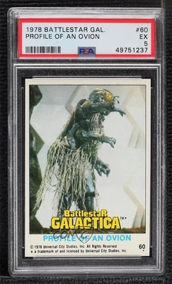 1978 Topps Battlestar Galactica Profile of an Ovion #60 PSA 5 16k7 - Image 1 of 3