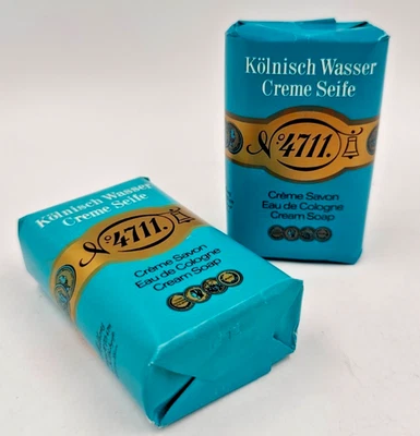2x 4711 Kölnisch Wasser Creme Seife 100g W-Germany Vintage 🔥Sehr gut🔥 - Bild 1 von 2