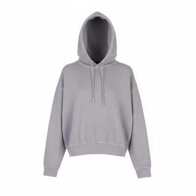 Sudadera con capucha para mujer DIESEL F-Magdalena Felpa L púrpura capucha lavada logotipo correa PVP175 * Foto 1 de 4