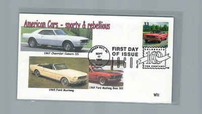 1999 First day Cover #3188h Ford Mustang WII Cachet - Image 1 of 2