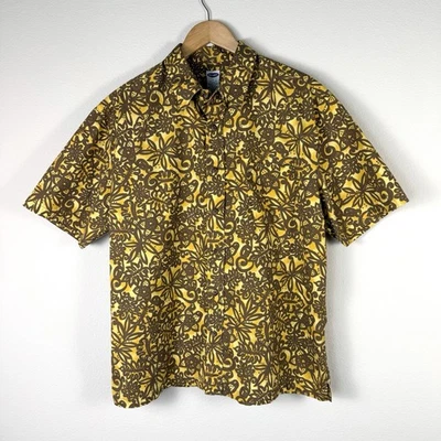 Camisa Hawaiana Vintage Y2K Antigua Azul Marino Para Hombres Grande Tropical Retro Resortwear Vacay Foto 1 de 4