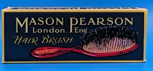 Mason Pearson - Cepillo para el cabello - Cerdas prácticas - B3 - Rubí oscuro - Cerdas puras - NUEVO EN CAJA - Imagen 1 de 6