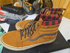 Vans SK8 hi MTE Mens All Weather Scotchguard Suede Hightop Glazed Ginger Sz 13 - Picture 1 of 6