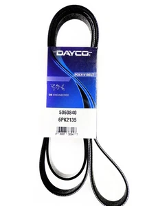 Dayco 5060840 Serpentine 6-Rib Belt with Overall Length of 84 Inches , Black - Picture 1 of 2