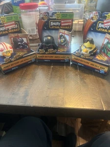 ANGRY BIRDS STAR WARS POWER BATTLERS-PULL BACK-HAN SOLOS-LUKE SKYWALKER - Foto 1 di 10