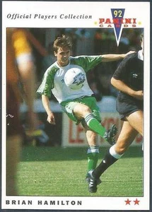 FÚTBOL PANINI 92-COLECCIÓN OFICIAL JUGADORES-#368-HIBERNIAN-BRIAN HAMILTION - Imagen 1 de 2