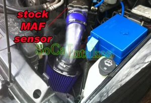 Blue Air Intake kit & Filter For 96-04 Chevy Blazer 4.3L V6 Pickup Short - Picture 1 of 1