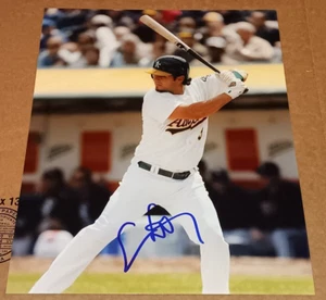 Eric Chavez Oakland Athletics AS SIGNED AUTOGRAPHED 8x10 Photo COA Baseball MLB - Picture 1 of 1