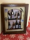 Seymour Mann 3D Shadow Box Picture Diorama Wine Bottles Home Decor Glass & Wood