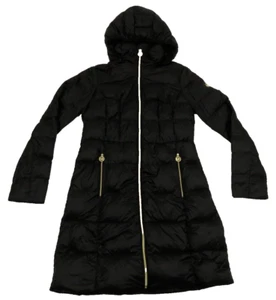 Michael Kors Packable Down Quilted Hooded Full Zip Puffer Long Coat Jacket S - Picture 1 of 9