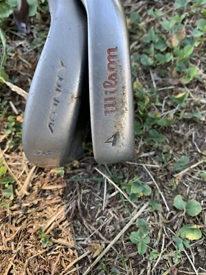 Wilson Fat Shaft  4 Iron,Titleist 48*, infinity 56* Steel Golf Club RH Foto 1 de 4