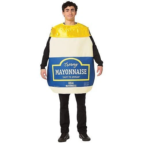 Jar of Mayonnaise Funny Adult Costume