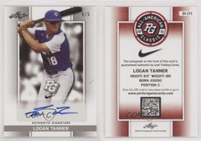 2018 Leaf Metal Perfect Game All-American Classic Silver /5 Logan Tanner Auto