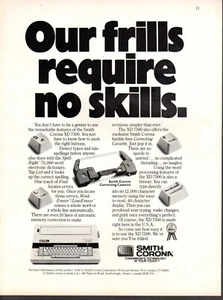 Publicidad de colección impresa anuncio Smith Corona XD7500 máquina de escribir no requiere habilidades 88 - Imagen 1 de 1