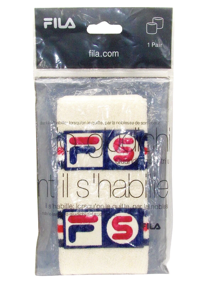 SS07 Supreme x Fila Wristband Off White 2007 Rare Deadstock Vintage Box logo NOS - Photo 1/1