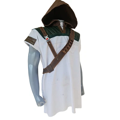 Inspired By Jedi, Fallen Order Cal Kestis Poncho With Leather Shoulder Belt - Image 1 of 4