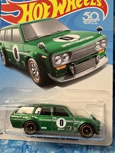 Hot Wheels 2018 Legends Tour - '71 Datsun Bluebird 510 Wagon with Protecto JDM - Picture 1 of 4