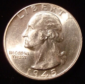 1945-D Washington quarter - Picture 1 of 2