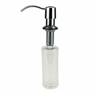 Glacier Bay Curved Nozzle Liquid Soap Lotion Dispenser Chrome Clear 36644 12 oz.