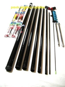 Fishing Pole Kit Set ELASTIC FITTED Shakespeare FIREBIRD 8M - Picture 1 of 2