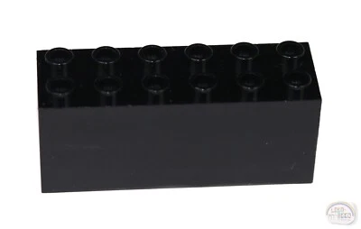 LEGO Classic - 2 x 6 Weighted Brick - Sealed Bottom - Black - New - 73090a - Image 1 of 3