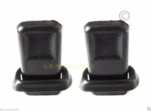 Black DOOR LOCK KNOB SURROUND Fits TOYOTA HILUX RN30 RN40 LN50 LN56 RT100 79-88 - Picture 1 of 2