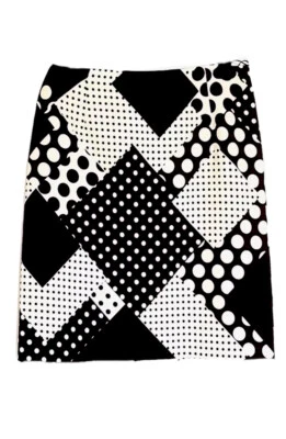 Elegant Emanuel Ungaro Abstract Print Skirt IT44 - Imagem 1 de 4