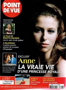 Point De Vue N°3757 19 Au 25 Aout 2020 Anne La Vraie Vie D'Une Princesse Ro - Picture 1 of 1