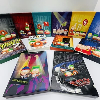 SOUTH PARK DVD Lot - The Complete Seasons 1-12 Animated TV Series PLEASE READ - Image 1 of 4