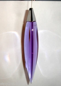 Lámpara de araña colgante de cristal de Parma violeta pluma de baccarat gota/ornamento 2103984 nueva - Imagen 1 de 5
