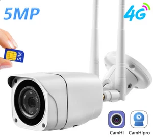 Security Camera 4G SIM Card Outdoor Video Surveillance Protection WIFI Videcam - Picture 1 of 23
