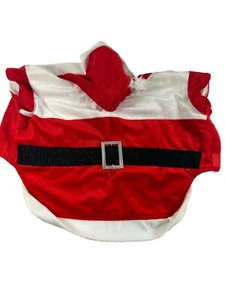 Santa Claus Dog Pet Costume Size Medium Red White Christmas Outfit - Picture 1 of 8
