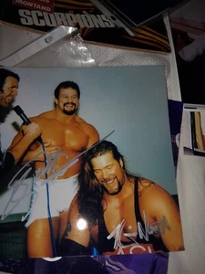 Kevin Nash Scott Hall Scott Steiner Signed Nwo Wcw 8x10 Wwe Wrestlers Wwf - Picture 1 of 8