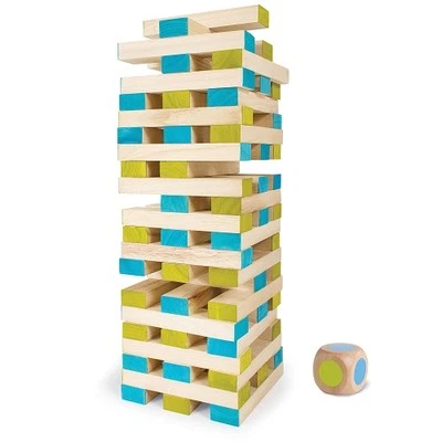 BuitenSpeel B.V. Stapelspiel "Großer Turm" | Turmspiel | Wackelturm - Bild 1 von 3