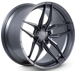 20x9F/20x10.5R Ferrada Forge8 FR5 5x114.3 +35/40 Graphite New Rims Set (4) - Picture 1 of 3