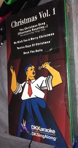 Christmas Vol 1 (VHS 1994) Karaoke  DKkataoke New - Sing-Along Rare Sealed - Bild 1 von 6