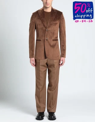 RRP €443 HAVANA & CO. Velour Blazer Jacket IT48 US38 M Lined Made in Italy - Image 1 of 4