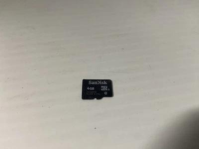 SanDisk 4GB SDHC MicroSD TransFlash  Flash Memory Card SD-04G - Image 1 of 2