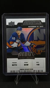 2022 Credentials Debut Ticket Access /799 Tier 2 Simon Holmstrom #172 Rookie RC - Picture 1 of 2