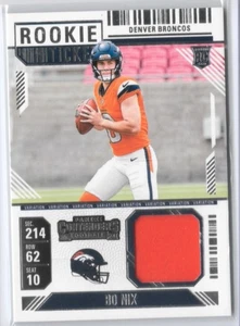 2024 Panini Contenders #RTS-BNX Bo Nix Rookie Ticket Patch - Bild 1 von 3