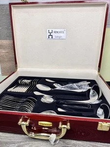 Henckels Solingen 72-Pc Stainless Steel 18/10 Cutlery Flatware Set w/Case - Picture 1 of 12