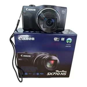 CANON PowerShot SX710 HS 20.3MP Full-HD Digitalkamera black Wi-Fi - Bild 1 von 21