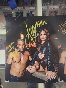 IMPACT WrestlersKnockout Killer Kelly & Myron Reed  Signed 8x10 Photo B CHOICE. - Picture 1 of 9