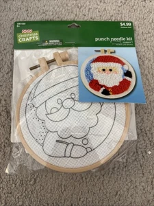 Christmas Crafts Santa Punch Newsle Kit Hobby Lobby - Picture 1 of 2