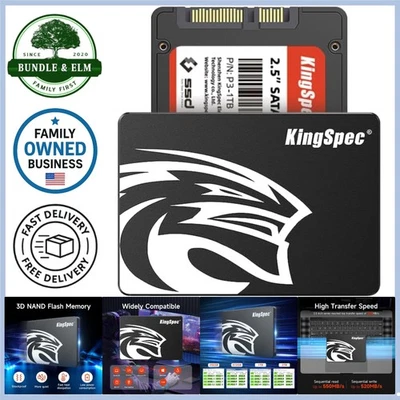 256GB SATA III SSD 2.5" High-Speed Internal Hard Drive for Laptop and PC - Image 1 of 4