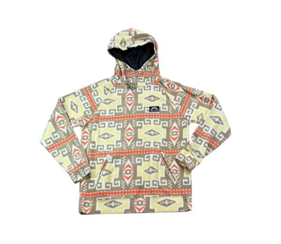 Moletom com capuz de lã maciço ao ar livre masculino tamanho médio sudoeste asteca 1/4 zíper - Imagem 1 de 4