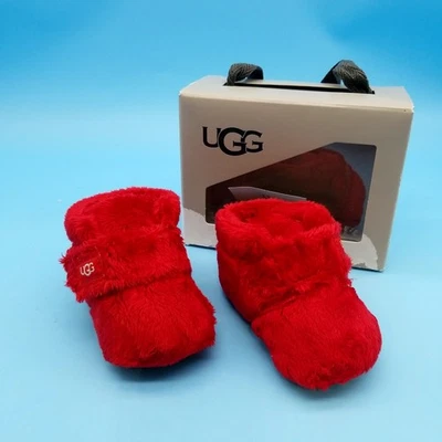 Botines de bebé UGG Bixbee rojos talla 0/1 Foto 1 de 4